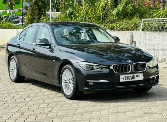 2017 BMW 3 Series 320d Luxury Line in black for sale in Uliyil, Kannur
