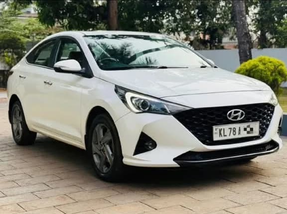2020 Hyundai Verna in white for sale in Uliyil, Kannur