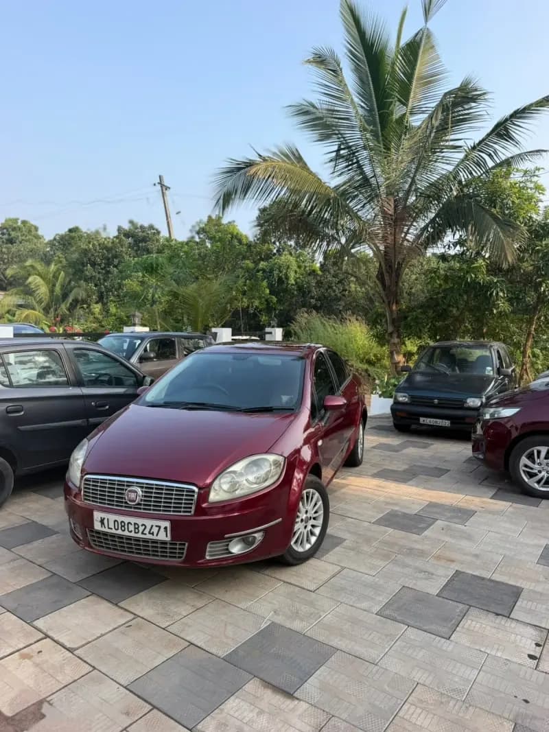 2009 Fiat Linea in maroon for sale in Edoor, Kannur
