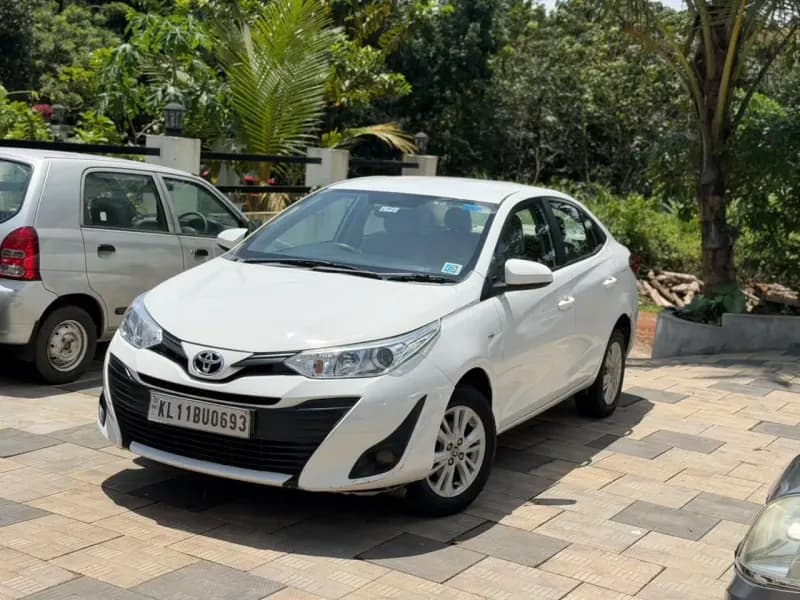 2021 Toyota Yaris J in white for sale in Edoor, Kannur