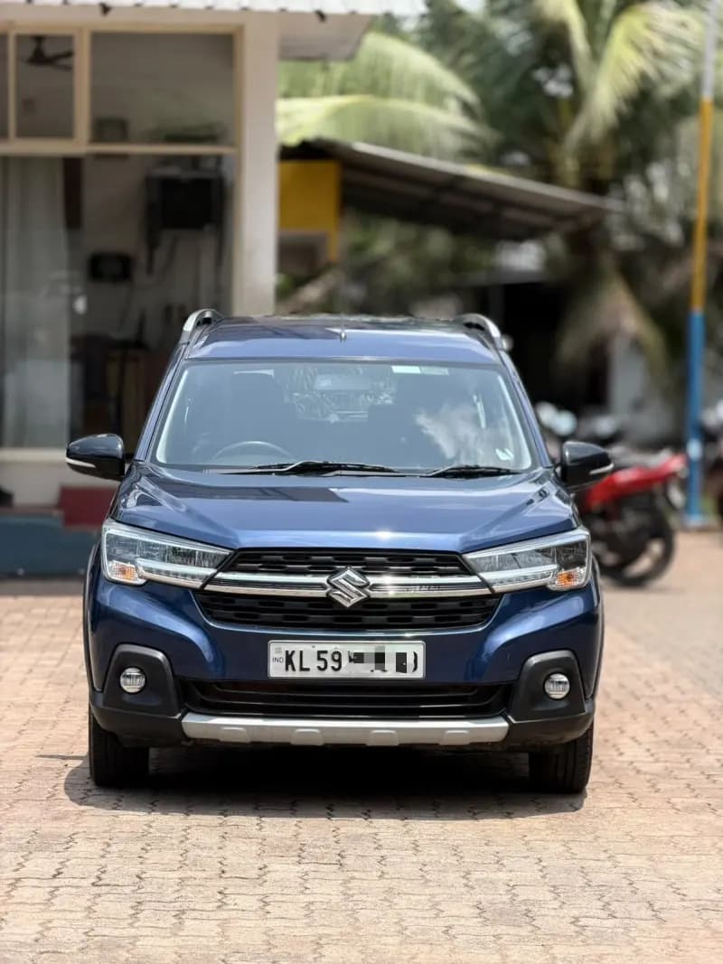 2020 Maruti Suzuki XL6 Zeta petrol in blue, front view – RR Motors, Iritty, Kannur