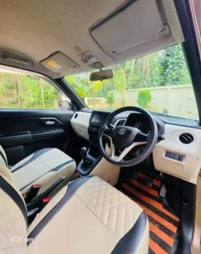 2019 Maruti Suzuki Wagon R ZXi petrol in brown, dashboard and manual gear lever – Car City, Mattanur, Kannur
