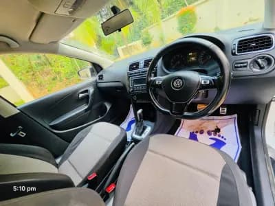 2015 Volkswagen Polo GT TSI automatic petrol in white, steering and front seats – Car City, Mattanur, Kannur