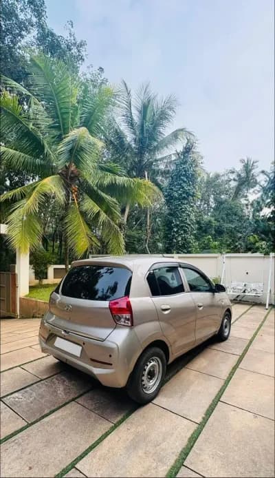 2019 Hyundai Santro Magna AMT petrol in gold, rear three-quarter view – Car City, Mattanur, Kannur