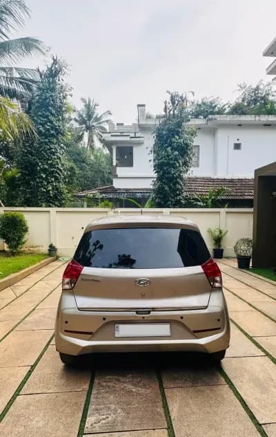 2019 Hyundai Santro Magna AMT petrol in gold, rear view – Car City, Mattanur, Kannur