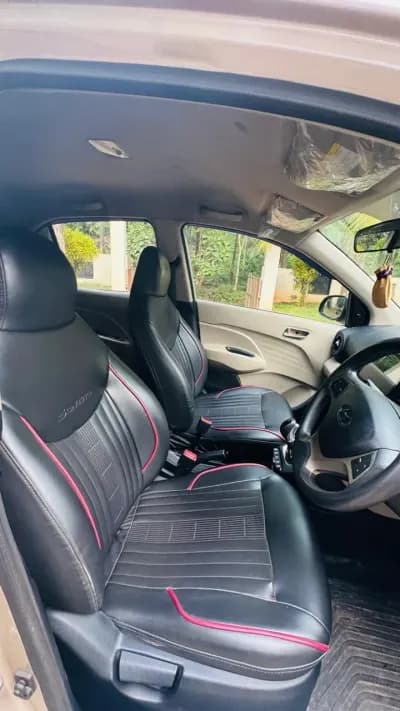 2019 Hyundai Santro Magna AMT petrol in gold, front seats – Car City, Mattanur, Kannur