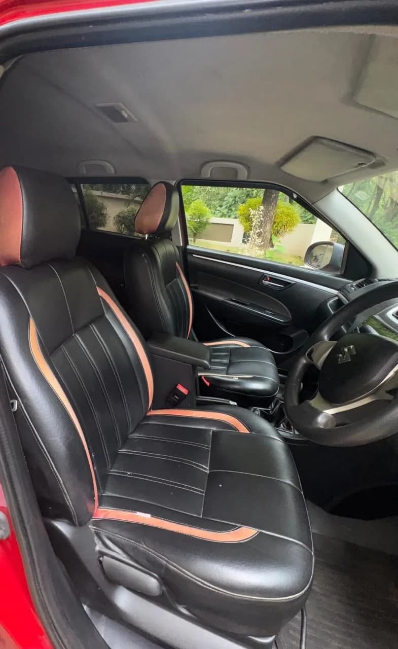 2012 Maruti Suzuki Swift VDi diesel in red, front seats – Car City, Mattanur, Kannur